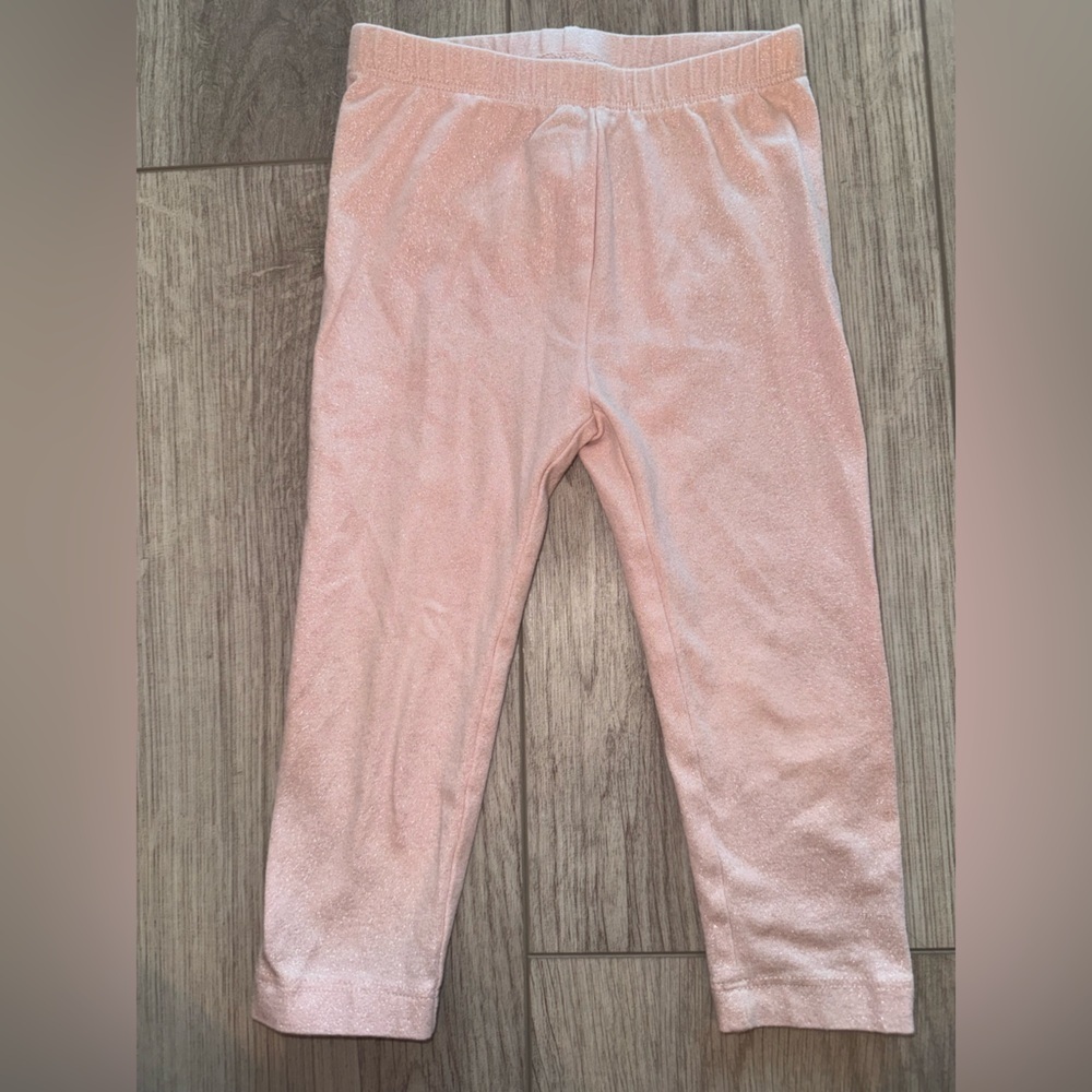 Old Navy Shimmering Pink Kids Leggings